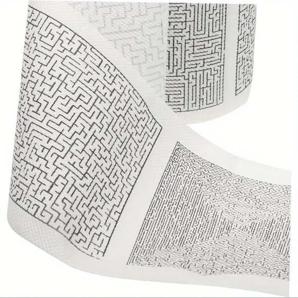 Maze Toilet Paper, Game Printed Toilet Paper Rolls-High-Quality Wo… - Picture 5 of 7